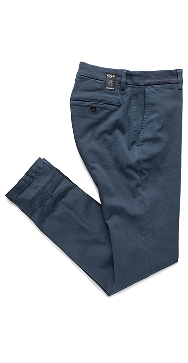ZEUMAR 11.5OZ HYPERFLEX スリムチノパンツ｜REPLAY リプレイ公式通販 