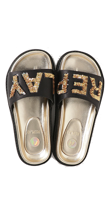 Muddy フラットソールサンダル Replay リプレイ公式通販サイト