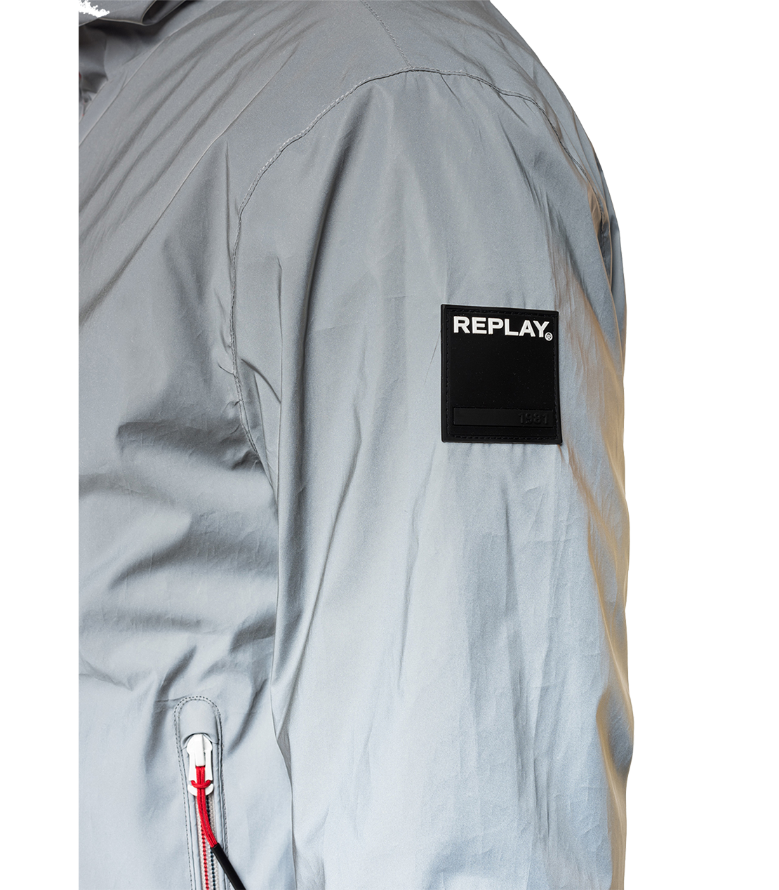 お買い求めしやすい価格 Replay Replay リフレクティブ 反射素材 ナイロン フーディー 注目ブランド Www Centrodeladultomayor Com Uy