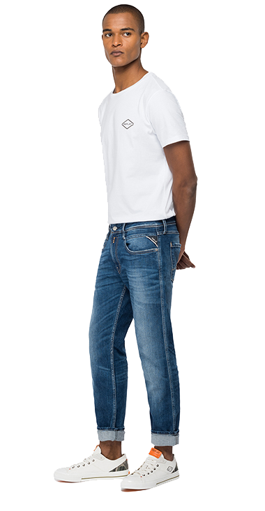 573BIO ANBASS 10.5oz ダークインディゴスーパーストレッチデニム  