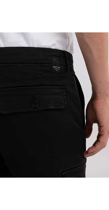新品定価3.3万】REPLAY リプレイ ストレッチ カーゴショートパンツ30 