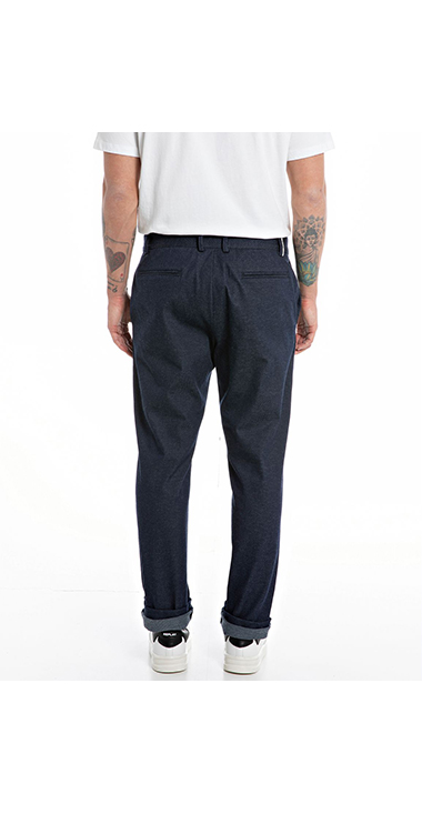 Sartoriale スーパーストレッチインディゴデニムセットアップパンツ 