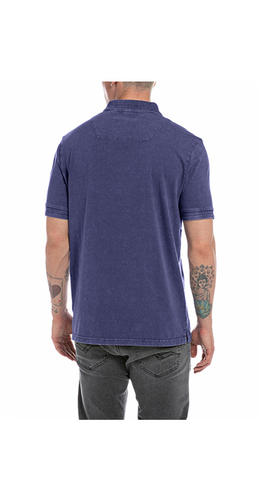 ガーメントダイヘビージャージーポロシャツ｜REPLAY リプレイ公式通販  