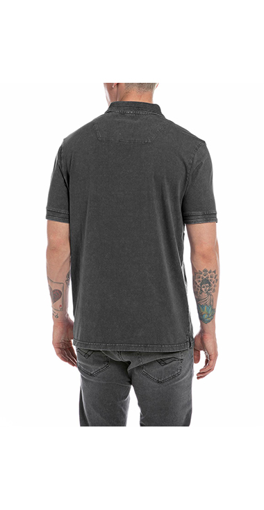 ガーメントダイヘビージャージーポロシャツ｜REPLAY リプレイ公式通販  