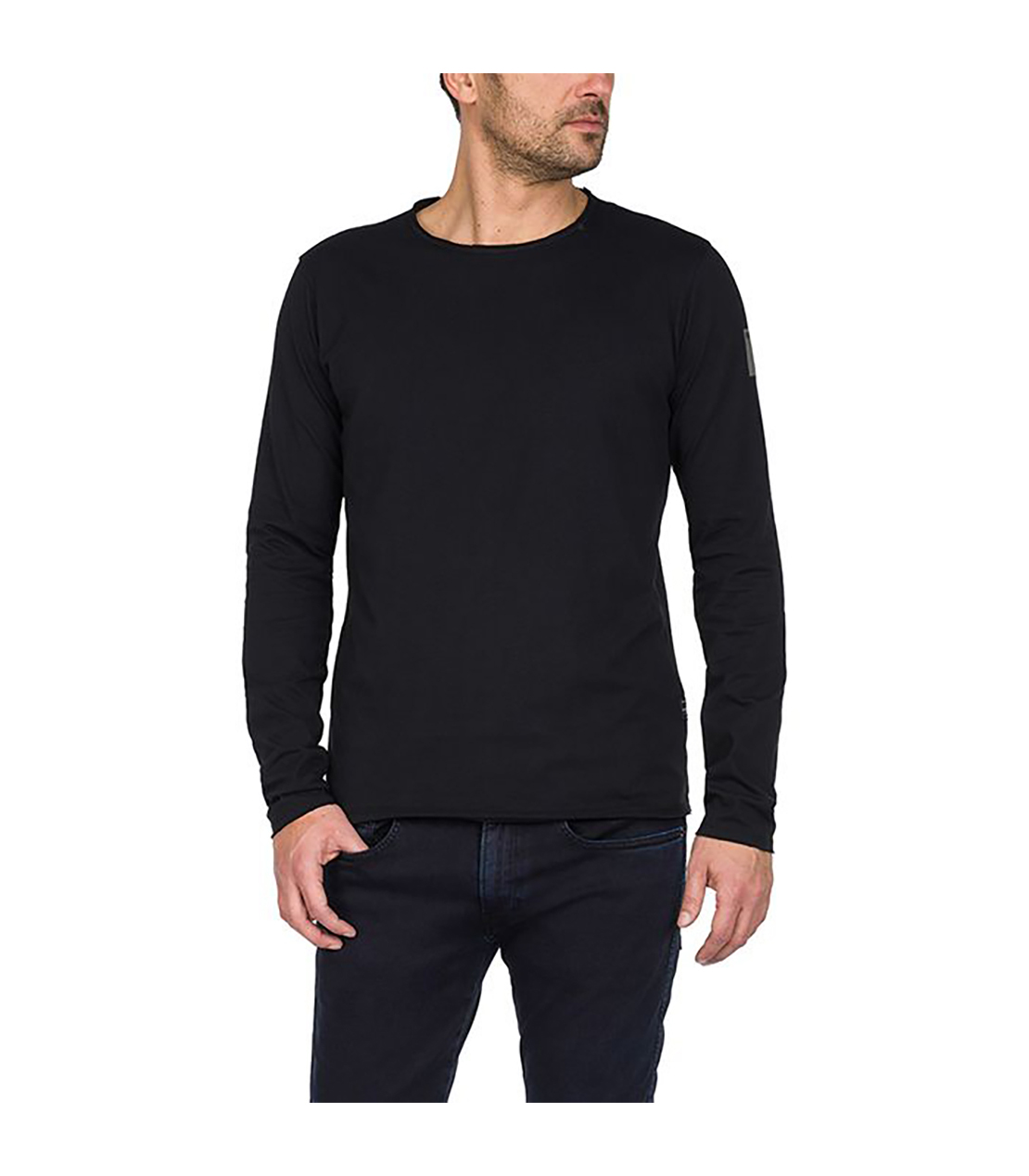 ベーシックジャージー クルーネックロングTシャツ｜REPLAY リプレイ  