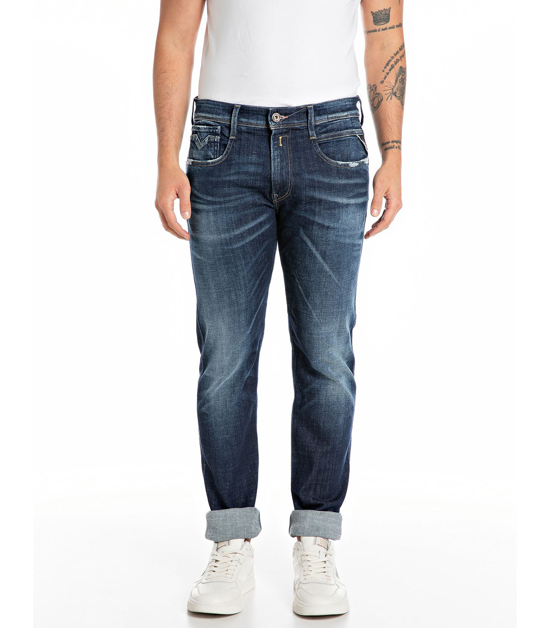 スリム ANBASS Aged Eco 5 year ストレッチデニム｜REPLAY リプレイ  