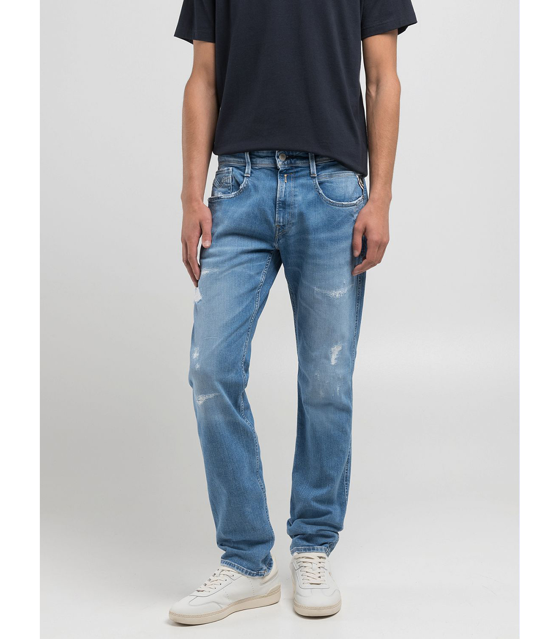 未使用品 REPLAY(リプレイ) ANBASS 揺らい 10.5 OZ デニム W31
