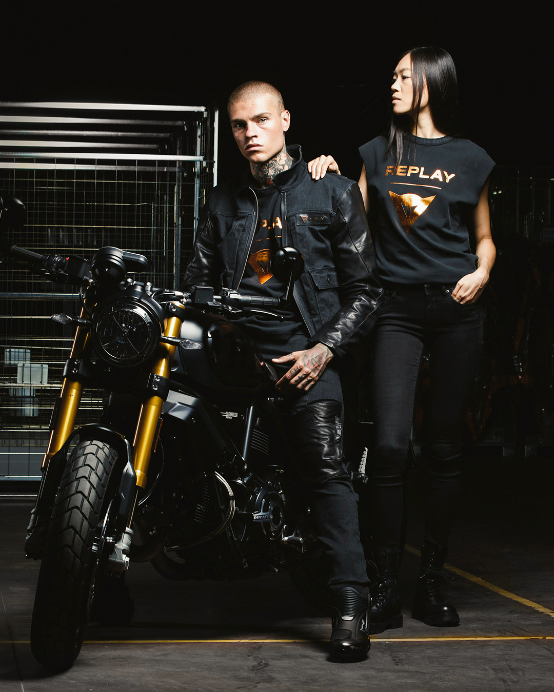 ダイネーゼ レザージャケット サイズ52 SUPER SPEED 4 LEATHER JACKET