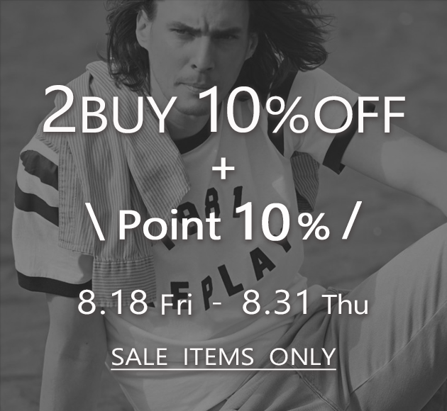 REPLAY 2BUY 10%OFF ＋ POINT 10%